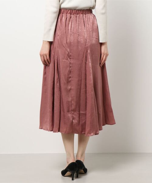 KOBE LETTUCE（コウベレタス）の「光沢パネルフレアスカート（スカート・レディース・グリーン/ブルー系その他/ピンク/ベージュ・FREE）」の15枚目の写真