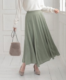 KOBE LETTUCE | 光沢パネルフレアスカート(スカート)