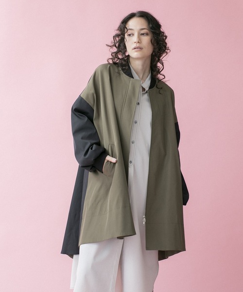 OSMOSIS（オズモーシス）の「バイカラービッグフレアーコート（その他