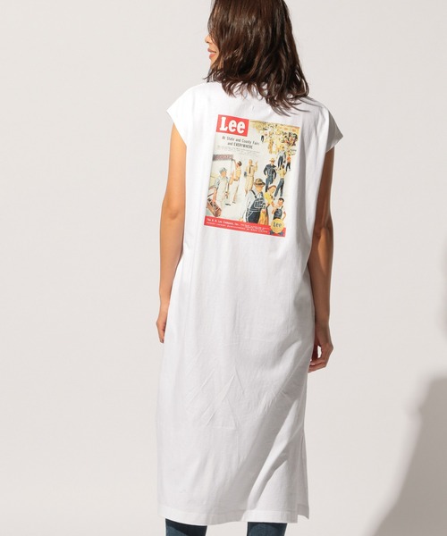 BAYFLOW（ベイフロー）の「【Lee(リー)】カットソーワンピース（ワンピース・レディース・チャコールグレー/ベージュ/オフホワイト・FREE）」の7枚目の写真