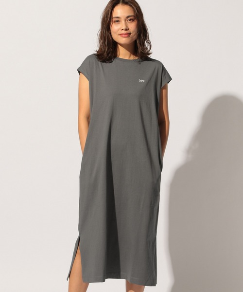 BAYFLOW（ベイフロー）の「【Lee(リー)】カットソーワンピース（ワンピース・レディース・チャコールグレー/ベージュ/オフホワイト・FREE）」の21枚目の写真