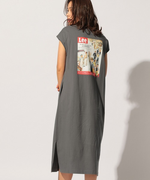 BAYFLOW（ベイフロー）の「【Lee(リー)】カットソーワンピース（ワンピース・レディース・チャコールグレー/ベージュ/オフホワイト・FREE）」の11枚目の写真