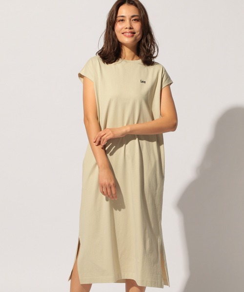 BAYFLOW（ベイフロー）の「【Lee(リー)】カットソーワンピース（ワンピース・レディース・チャコールグレー/ベージュ/オフホワイト・FREE）」の19枚目の写真