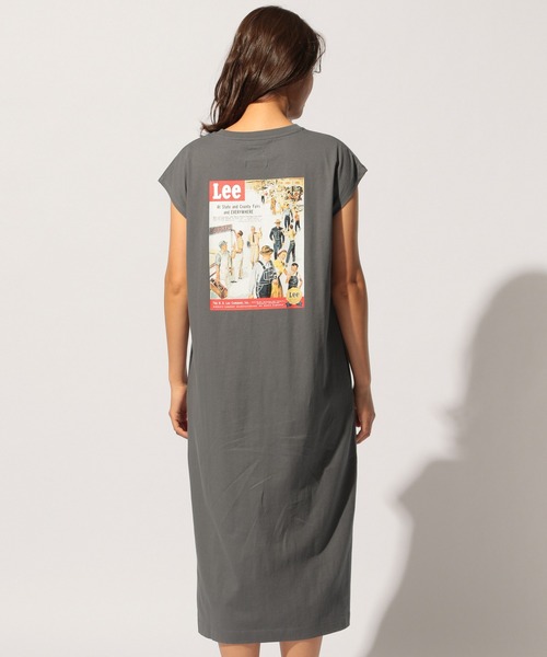 BAYFLOW（ベイフロー）の「【Lee(リー)】カットソーワンピース（ワンピース・レディース・チャコールグレー/ベージュ/オフホワイト・FREE）」の22枚目の写真