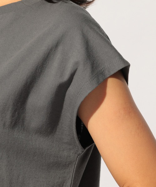 BAYFLOW（ベイフロー）の「【Lee(リー)】カットソーワンピース（ワンピース・レディース・チャコールグレー/ベージュ/オフホワイト・FREE）」の20枚目の写真