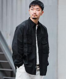 green label relaxing | ★ [ GLR/ lab ] ナイロン コットン ワークシャツ ＜ セットアップ可能 ＞(シャツ/ブラウス)