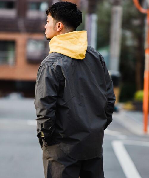 green label relaxing（グリーンレーベルリラクシング）の「★ [ GLR/ lab ] ナイロン コットン ワークシャツ ＜ セットアップ可能 ＞（シャツ/ブラウス・メンズ・ブラック/グレー/オリーブ・L/M/S/XL）」の8枚目の写真