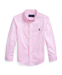 POLO RALPH LAUREN CHILDRENSWEAR | ストライプド コットン ポプリン シャツ(シャツ/ブラウス)