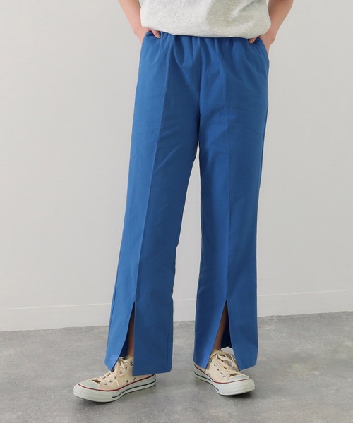 Factor=（ファクターイコール）の「センタースリットイージーフレアパンツ（その他パンツ・レディース・ブルー/モカ・FREE）」の9枚目の写真