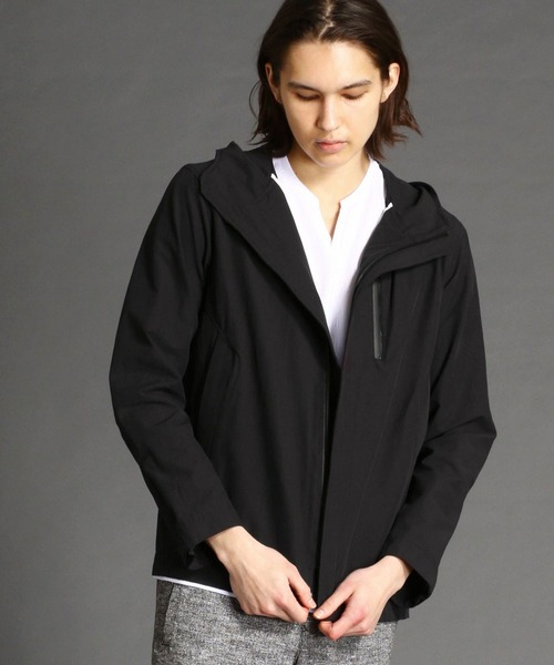 MONSIEUR NICOLE(ムッシュニコル)の「フーディブルゾン(ブルゾン・メンズ・ブラック/グレー/その他1・MEDIUM/LARGE/X-LARGE/SMALL)」の1枚目の写真