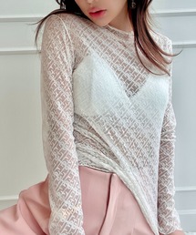 eimy istoire | ES monogramシアーブラウス(シャツ/ブラウス)