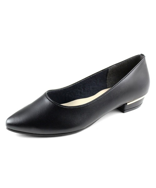 chocolates(チョコラテス)の「晴雨兼用 ポインテッドローヒールパンプス【日本製】(パンプス・レディース・ライトピンク/マスタード/ブラック/ライトグリーン/ライトグレー/ブラック系その他/モカ/ベージュ・22cm/24cm/23.5cm/23cm/22.5cm/24.5cm/25cm)」の18枚目の写真