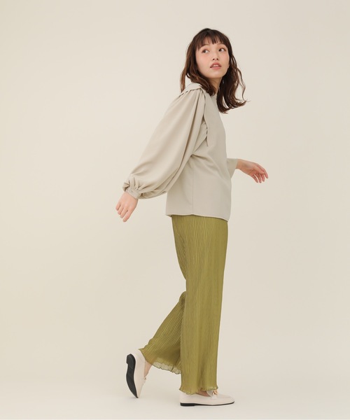 sakishimatokyo（サキシマトーキョー）の「【ZOZO限定】サキシマamp「クルーネックノボリューム袖ブラウス／シアーブラウス」（シャツ/ブラウス・レディース・アイボリー/ラベンダー/ブラック/グリーン系その他・FREE）」の22枚目の写真