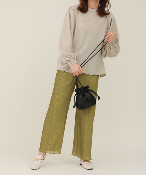 sakishimatokyo（サキシマトーキョー）の「【ZOZO限定】サキシマamp「クルーネックノボリューム袖ブラウス／シアーブラウス」（シャツ/ブラウス・レディース・アイボリー/ラベンダー/ブラック/グリーン系その他・FREE）」の20枚目の写真