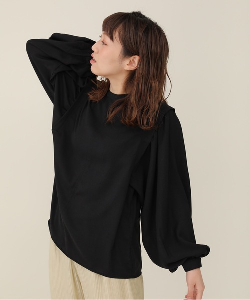 sakishimatokyo（サキシマトーキョー）の「【ZOZO限定】サキシマamp「クルーネックノボリューム袖ブラウス／シアーブラウス」（シャツ/ブラウス・レディース・アイボリー/ラベンダー/ブラック/グリーン系その他・FREE）」の19枚目の写真