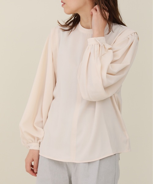 sakishimatokyo（サキシマトーキョー）の「【ZOZO限定】サキシマamp「クルーネックノボリューム袖ブラウス／シアーブラウス」（シャツ/ブラウス・レディース・アイボリー/ラベンダー/ブラック/グリーン系その他・FREE）」の16枚目の写真