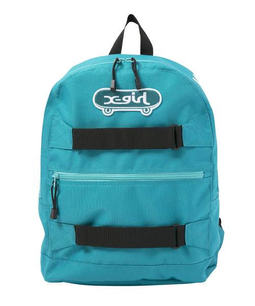 X-girl(エックスガール)の「【NYLON6月号掲載】SK8 BACKPACK 2015(バックパック/リュック・レディース・ブラック/レッド/グリーン/ネイビー・ONE SIZE)」の8枚目の写真