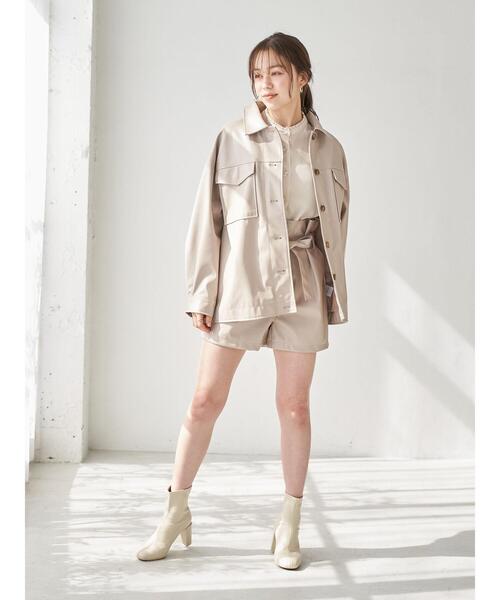 earth music&ecology(アースミュージックアンドエコロジー)の「2wayクラシックボウタイブラウス *(シャツ/ブラウス・レディース・アイボリー/イエロー/ライトピンク・FREE)」の8枚目の写真