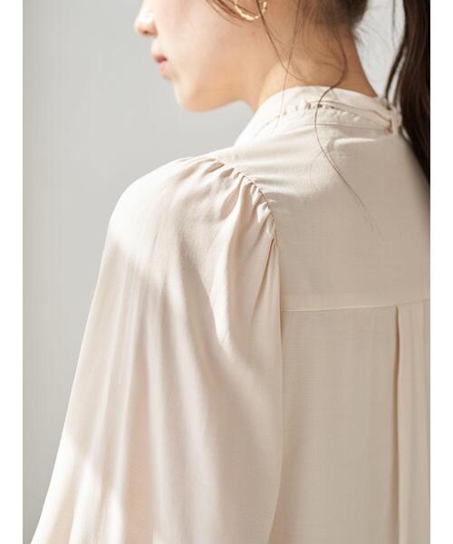 earth music&ecology(アースミュージックアンドエコロジー)の「2wayクラシックボウタイブラウス *(シャツ/ブラウス・レディース・アイボリー/イエロー/ライトピンク・FREE)」の12枚目の写真