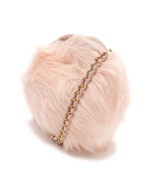 goocy（グーシー）の「フェイクファーまるポシェット（ショルダーバッグ・レディース・ピンク/アイボリー/ブラック・FREE）」の12枚目の写真