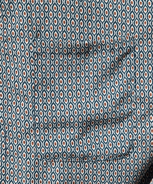 Adoon plain（アドーンプレーン）の「【Adoon plain】バンドカラーオーバー柄シャツ（シャツ/ブラウス・メンズ・オフホワイト/ブラック/グリーン/ブルー・MEDIUM/LARGE）」の20枚目の写真