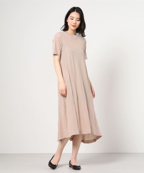 ALWEL（オルウエル）の「ALWEL / ベーシックワンピース（ワンピース・レディース・ブラック/ライトグリーン/ライトベージュ・SMALL/MEDIUM）」の4枚目の写真