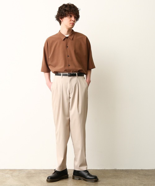 JUNRED(ジュンレッド)の「【セットアップ対応】NEWテクスチャーTRワイドバルーン(その他パンツ・メンズ・ベージュ/ブラウン/サックスブルー・S/M/L)」の20枚目の写真