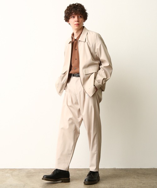 JUNRED(ジュンレッド)の「【セットアップ対応】NEWテクスチャーTRワイドバルーン(その他パンツ・メンズ・ベージュ/ブラウン/サックスブルー・S/M/L)」の22枚目の写真