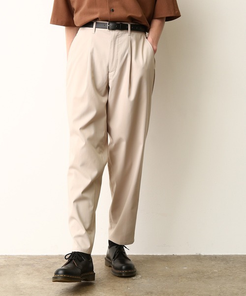 JUNRED(ジュンレッド)の「【セットアップ対応】NEWテクスチャーTRワイドバルーン(その他パンツ・メンズ・ベージュ/ブラウン/サックスブルー・S/M/L)」の19枚目の写真