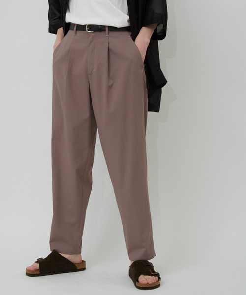 JUNRED(ジュンレッド)の「【セットアップ対応】NEWテクスチャーTRワイドバルーン(その他パンツ・メンズ・ベージュ/ブラウン/サックスブルー・S/M/L)」の8枚目の写真