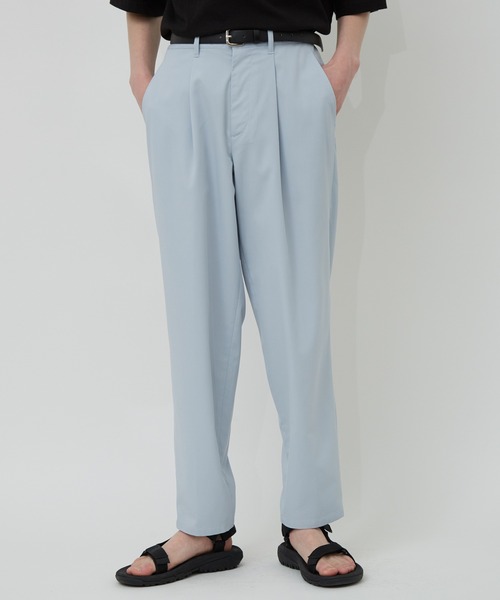 JUNRED(ジュンレッド)の「【セットアップ対応】NEWテクスチャーTRワイドバルーン(その他パンツ・メンズ・ベージュ/ブラウン/サックスブルー・S/M/L)」の4枚目の写真