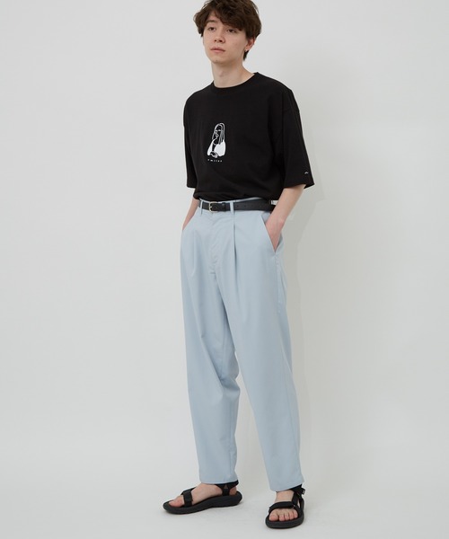 JUNRED(ジュンレッド)の「【セットアップ対応】NEWテクスチャーTRワイドバルーン(その他パンツ・メンズ・ベージュ/ブラウン/サックスブルー・S/M/L)」の6枚目の写真