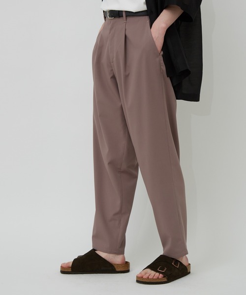 JUNRED(ジュンレッド)の「【セットアップ対応】NEWテクスチャーTRワイドバルーン(その他パンツ・メンズ・ベージュ/ブラウン/サックスブルー・S/M/L)」の9枚目の写真