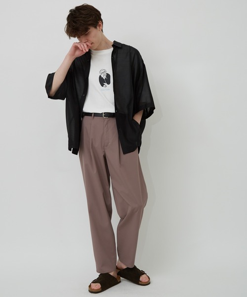 JUNRED(ジュンレッド)の「【セットアップ対応】NEWテクスチャーTRワイドバルーン(その他パンツ・メンズ・ベージュ/ブラウン/サックスブルー・S/M/L)」の11枚目の写真