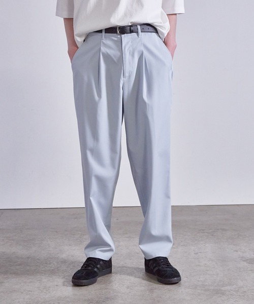 JUNRED(ジュンレッド)の「【セットアップ対応】NEWテクスチャーTRワイドバルーン(その他パンツ・メンズ・ベージュ/ブラウン/サックスブルー・S/M/L)」の16枚目の写真