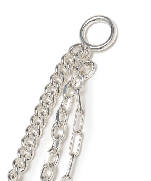 PAGEBOY（ページボーイ）の「レイヤードチェーンブレス（ブレスレット・レディース・シルバー・ONE SIZE）」の5枚目の写真