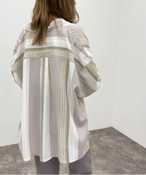 apres jour mignon(アプレジュールミニョン)の「アソート柄シャツ【ZOZOTOWN限定アイテム】(シャツ/ブラウス・レディース・ベージュ/ブラック系その他/アイボリー/ライトベージュ・X-LARGE/フリー)」の17枚目の写真