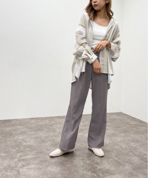 apres jour mignon(アプレジュールミニョン)の「アソート柄シャツ【ZOZOTOWN限定アイテム】(シャツ/ブラウス・レディース・ベージュ/ブラック系その他/アイボリー/ライトベージュ・X-LARGE/フリー)」の18枚目の写真