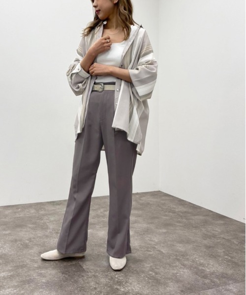 apres jour mignon(アプレジュールミニョン)の「アソート柄シャツ【ZOZOTOWN限定アイテム】(シャツ/ブラウス・レディース・ベージュ/ブラック系その他/アイボリー/ライトベージュ・X-LARGE/フリー)」の19枚目の写真