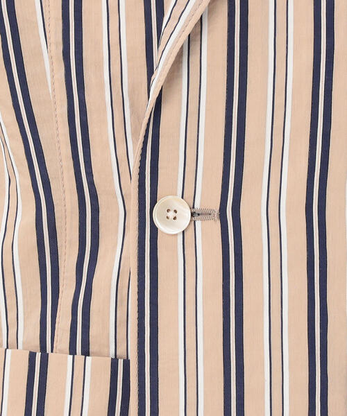 TOMORROWLAND （トゥモローランド）の「サマーストライプ テーラードジャケット（テーラードジャケット・レディース・ベージュ系その他2・36/34）」の8枚目の写真