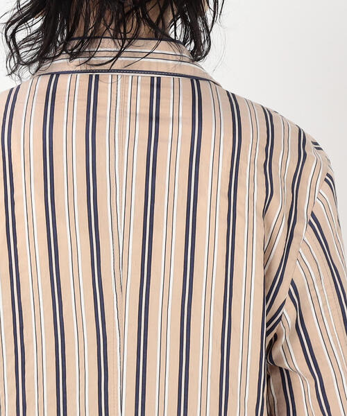 TOMORROWLAND （トゥモローランド）の「サマーストライプ テーラードジャケット（テーラードジャケット・レディース・ベージュ系その他2・36/34）」の11枚目の写真