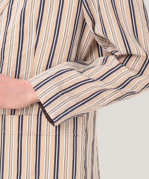 TOMORROWLAND （トゥモローランド）の「サマーストライプ テーラードジャケット（テーラードジャケット・レディース・ベージュ系その他2・36/34）」の12枚目の写真