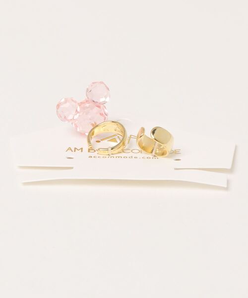 Disney（ディズニー）の「ミッキーマウス/プリズムイヤーカフセット（イヤーカフ・レディース・ピンク/クリア・FREE）」の3枚目の写真