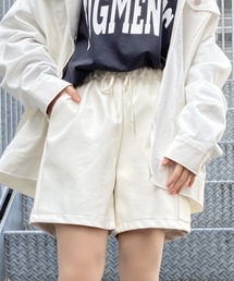 Figments | フェイクレザーショートパンツ(その他パンツ)