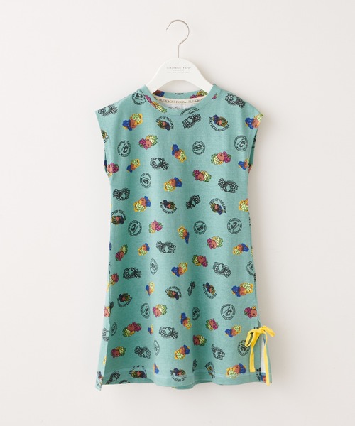 セール Kids Fruit Of The Loom 総柄プリント リボンワンピース ワンピース Fruit Of The Loom フルーツオブザルーム のファッション通販 Zozotown