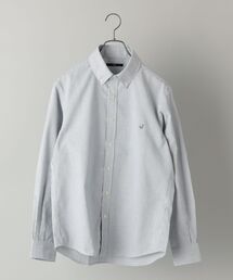 【WEB限定】SHIPS: 防シワ・吸水速乾・UVケア Drymix(R) ワンポイント ロゴ オックスフォード ボタンダウン シャツ 2