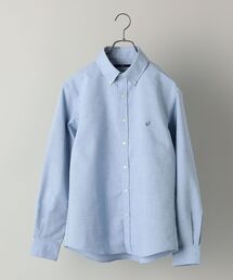 【WEB限定】SHIPS: 防シワ・吸水速乾・UVケア Drymix(R) ワンポイント ロゴ オックスフォード ボタンダウン シャツ 2