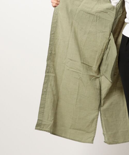 Samansa Mos2(サマンサ モスモス)の「リネン混ラグランワンピコート(その他アウター・レディース・カーキ/ブラウン/ベージュ・フリ-)」の6枚目の写真