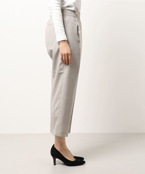 Te chichi TERRASSE(テチチテラス)の「麻調テーパードパンツ(その他パンツ・レディース・オフホワイト/グレー/ブラック・フリ-)」の4枚目の写真