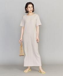 BEAUTY&YOUTH UNITED ARROWS | BY ランダムリブ5分袖ワンピース(ワンピース)